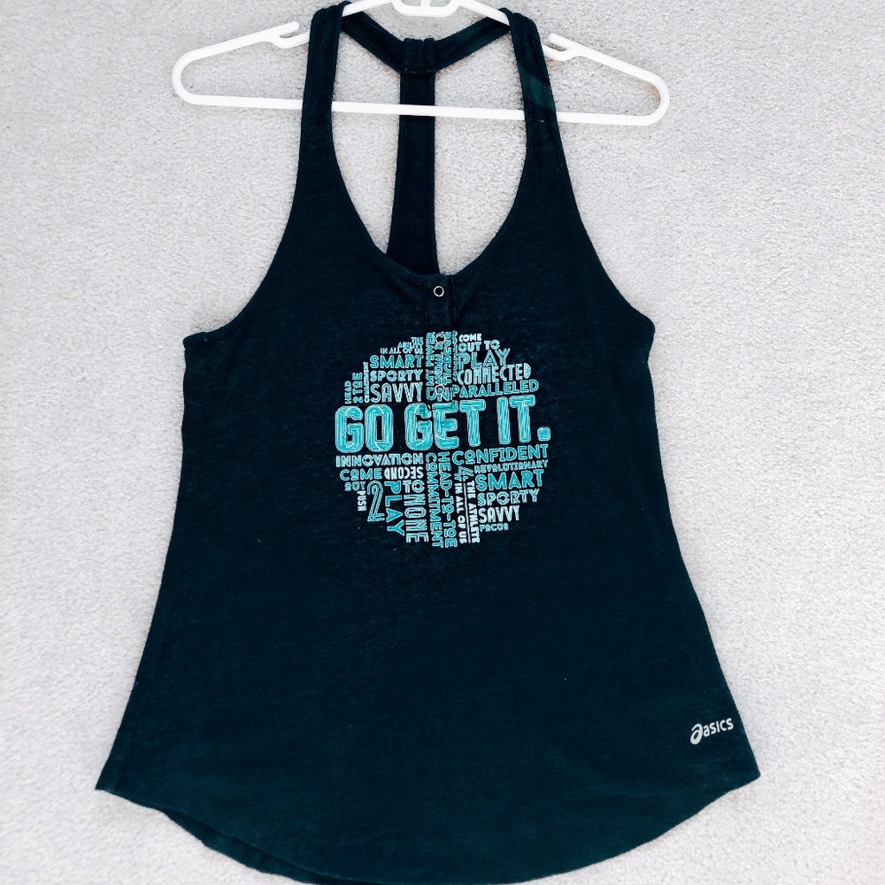 Dark Grey Athletic Tank Top